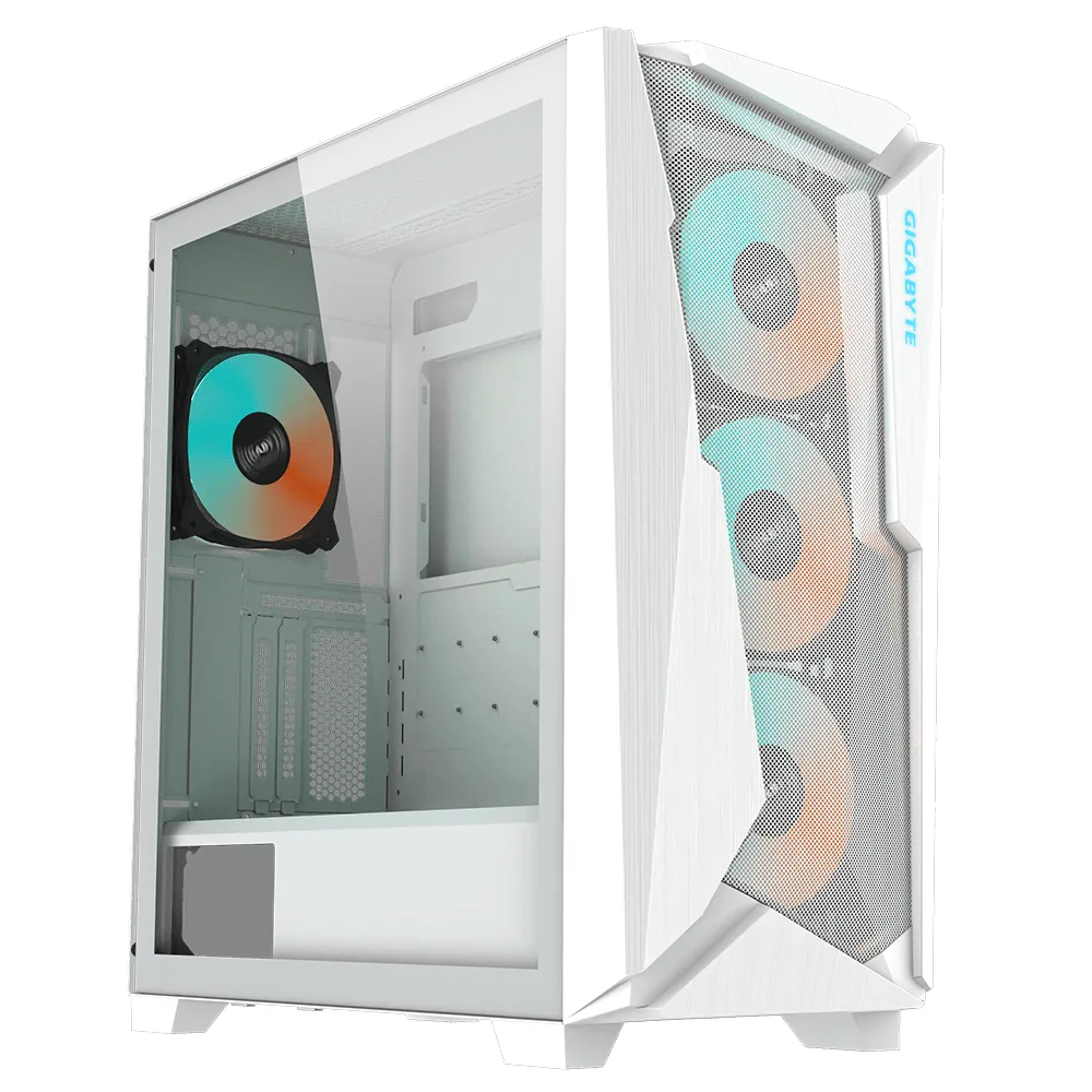 GIGABYTE C301GW Computer-Gehäuse Midi Tower Weiß GIGABYTE C301GW Computer-Gehäuse Midi Tower Weiß