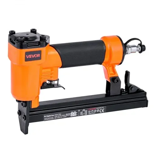VEVOR Druckluftnagler, Drucklufttacker für Feindrahtklammern der Serie 71, 9,1 mm Krone, 4–16 mm Länge, 70–110 PSI, Druckluft Nagelpistole für Holzarbeiten, Polsterarbeiten, Heimwerkerprojekte – Bild 8