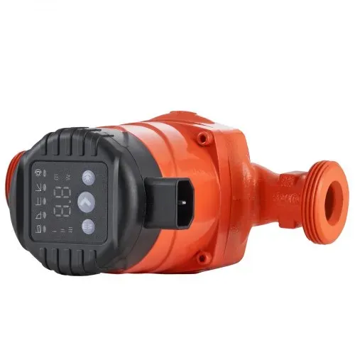 VEVOR Warmwasser-umwälzpumpe, Energieeffizient, Hocheffiziente Heizungspumpe, Ecm-permanentmagnetmotor, 220V, 60W, 67L/min Max. Durchflussrate, 8M Max. Förderhöhe, 3,81 cm Gewindeanschluss, 5 Intelligente Steuerungsmodi, Geräuscharm – Bild 9