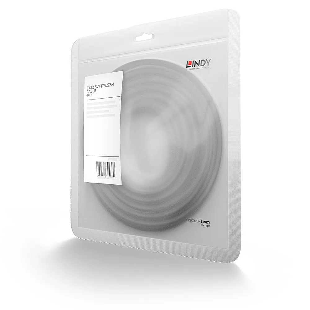 Lindy 45589 Netzwerkkabel Grau 20 m Cat6 S/FTP (S-STP) – Bild 2