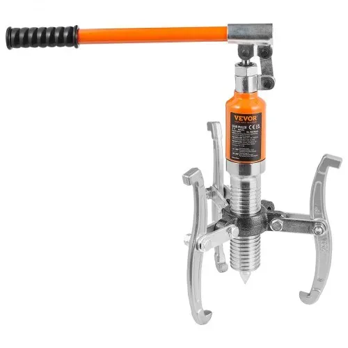 VEVOR Hydraulischer Zahnradabzieher, 5 t Maximale Kapazität, Radlager-Abziehtrenner, 2- oder 3-Backen-Abzieher, Vertikal & Horizontal, 228,6 mm Backen-Hydraulikabzieher mit Koffer zum Ziehen – Bild 10