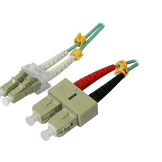 LWL-2-Faser-Patchk. 10mtr.LC-SC, 50/125um,OM3, AD=2mm, Synergy 21, LWL-2-Faser-Patchk. 10mtr.LC-SC, 50/125um,OM3, AD=2mm, Synergy 21,