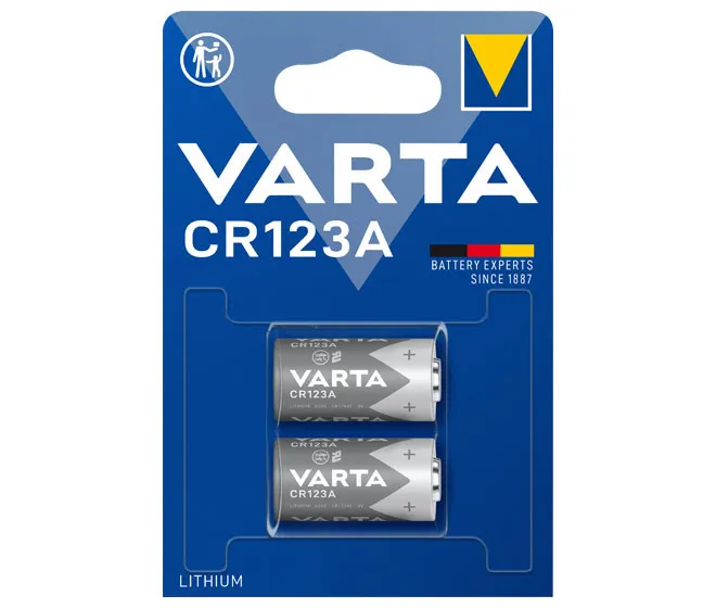 Batterie Photo CR123A 3V *Varta* 2-Pack Batterie Photo CR123A 3V *Varta* 2-Pack