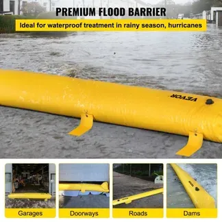 VEVOR Hochwasserbarriere 290 L Hochwasserschutz, 300 kg Silosandsäcke, 7,32 m x 25,4 cm x 15,3 cm Schutz vor Überschwemmung & Abdichtung, PVC Material Wassersperre, Krisenvorsorge & Wiederverwendbar VEVOR Hochwasserbarriere 290 L Hochwasserschutz, 300 kg Silosandsäcke, 7,32 m x 25,4 cm x 15,3 cm Schutz vor Überschwemmung & Abdichtung, PVC Material Wassersperre, Krisenvorsorge & Wiederverwendbar