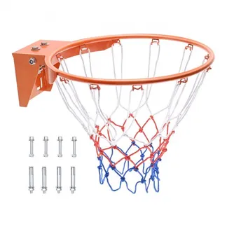 VEVOR Basketball-Felge, an der Wandtür montierter Basketballkorb, robuster Q235-Basketball-Flex-Rand-Torersatz mit Netz, Standard-18-Zoll-Hänge-Basketballkorb für den Innen- und Außenbereich für Kinder und Erwachsene VEVOR Basketball-Felge, an der Wandtür montierter Basketballkorb, robuster Q235-Basketball-Flex-Rand-Torersatz mit Netz, Standard-18-Zoll-Hänge-Basketballkorb für den Innen- und Außenbereich für Kinder und Erwachsene