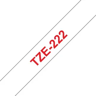 Brother TZE-222 Etiketten erstellendes Band Rot aud Weiss Brother TZE-222 Etiketten erstellendes Band Rot aud Weiss