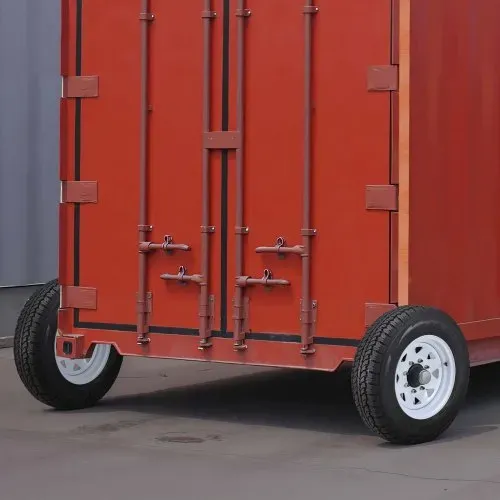VEVOR 4 T Versandcontainer-Räder-Set mit 8 Ösen, robustes Versandcontainer-Zubehör mit Ratschen-Zurrgurt, bewegt sich 6 m bis 12 m, sicherer Transport für Dock, Lager, Baustelle, Schwarz – Bild 7