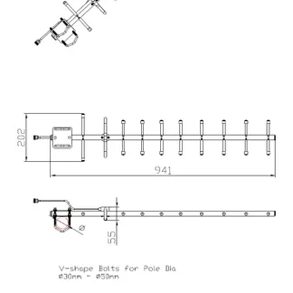 ALLNET Antenne 868MHz 12.5dbi Antenne (N-Female) YAGI ANT-868-12.5dbi-Yagi LoRA/HELIUM/HaLow/IoT ALLNET Antenne 868MHz 12.5dbi Antenne (N-Female) YAGI ANT-868-12.5dbi-Yagi LoRA/HELIUM/HaLow/IoT