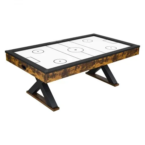 VEVOR Airhockeytisch 2135 x 1220 x 800 mm mit Elektronischem Punktesystem für Familienabende, Keller und Zuhause, Gleichmäßige Luftzirkulation, 2 Schläger, 2 Pucks, Eckenschutz und Verstellbare Füße – Bild 9
