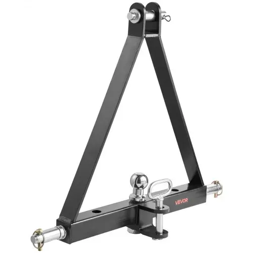 VEVOR 3-Punkt-Anhängerkupplung mit 1-7/8 Zoll Empfänger, 3-Punktaufnahme, 2721 kg, Traktor-Anhängerkupplungsadapter, kompatibel mit Kubota, Mahindra, John Deere, Massey Ferguson, 505x575x130mm – Bild 9