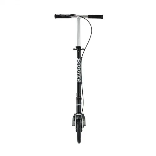 VEVOR Scooter (2 Räder) für Kinder ab 8 Jahren, Cityroller Kinderroller Straßenroller mit höhenverstellbarem Lenker & rutschfestem Deck & Handbremse, Tretroller bis zu 100 kg, Schwarz + Silber – Bild 8