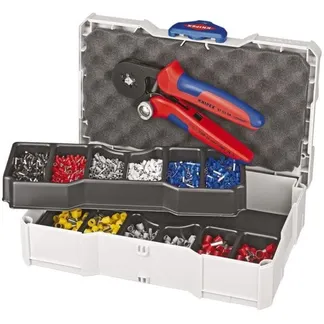 Crimpzange mit Crimp-Sortiment für Aderendhülsen 97 90 09 Crimpzange mit Crimp-Sortiment für Aderendhülsen 97 90 09