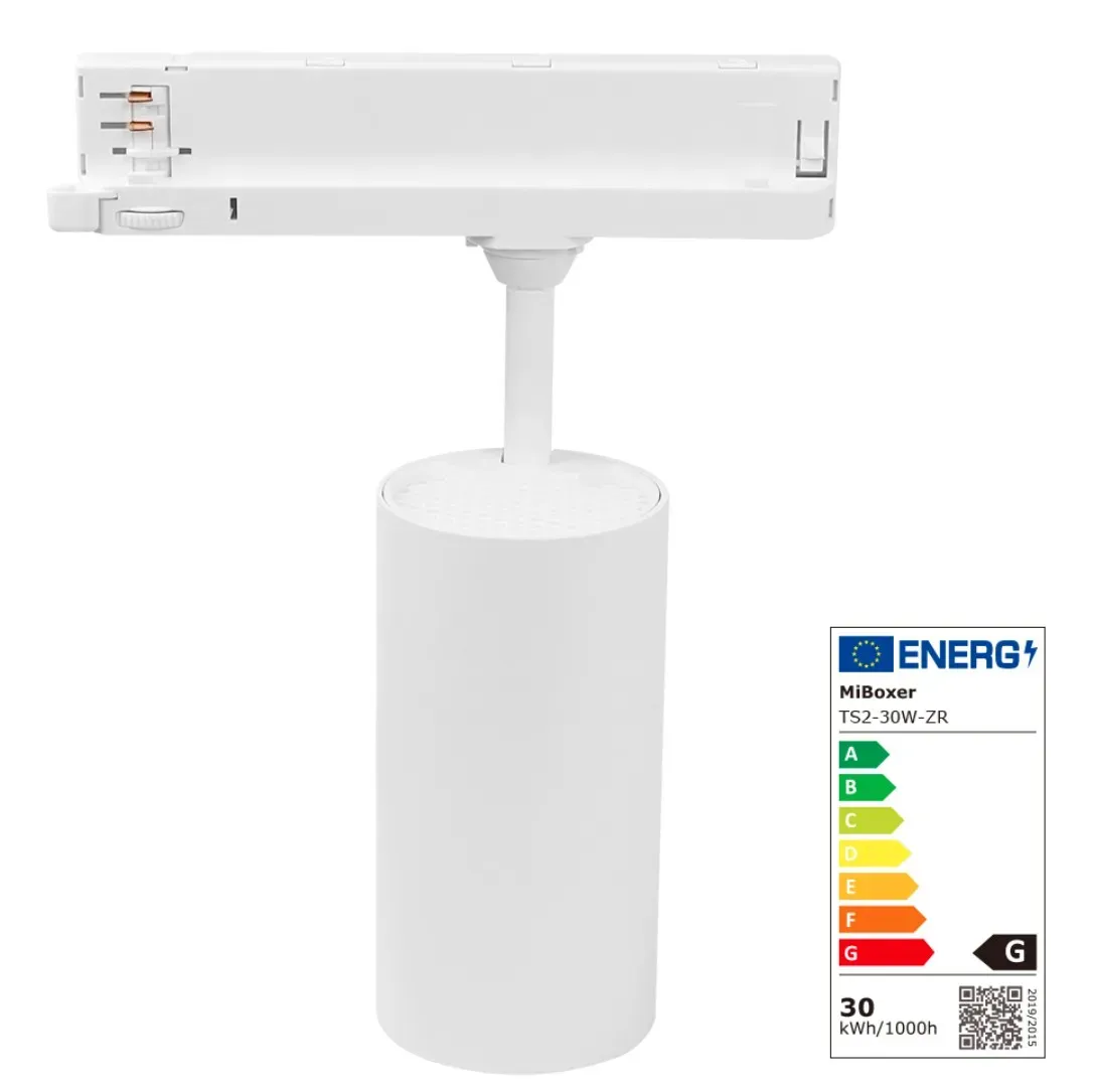 MiBoxer TS2-30W-ZR LED 3PH Track Spotlight 30W CCT Zigbee 3.0 + 2.4G weiß – Bild 3
