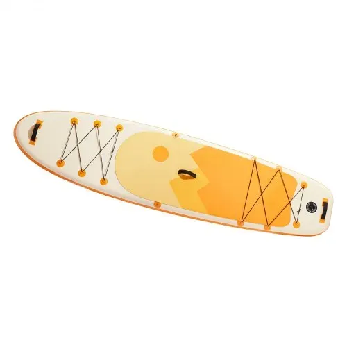 VEVOR aufblasbares Stand Up Paddle Board (335,2 x 83,8 x 15,2 cm) Paddleboard, Komplettset inkl. Pumpe Paddel Finne Rucksack, Knöchelleine Gurt, rutschfestes Deck für Jugendliche und Erwachsene – Bild 9