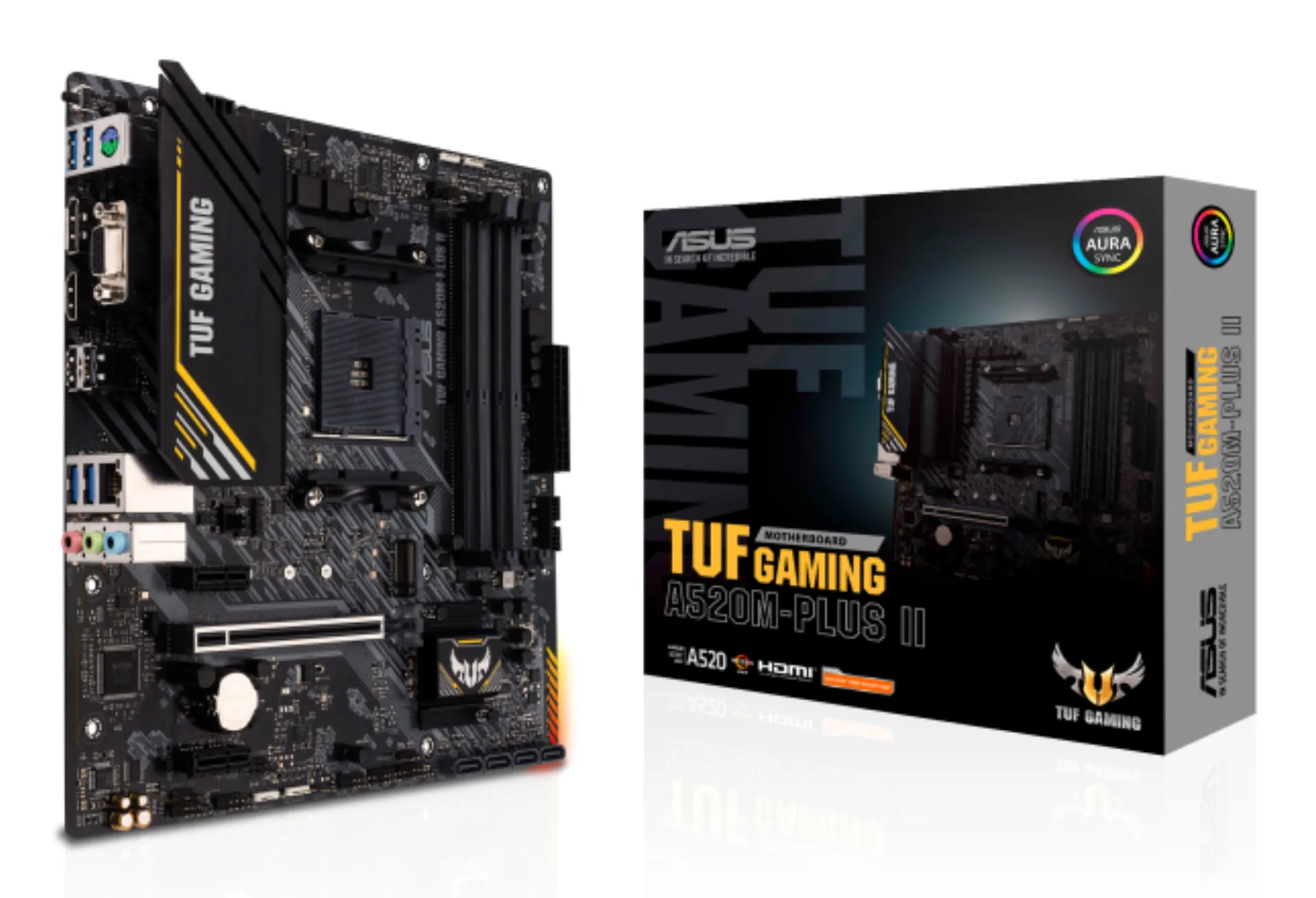 ASUS TUF GAMING A520M-PLUS II AMD A520 Sockel AM4 micro ATX ASUS TUF GAMING A520M-PLUS II AMD A520 Sockel AM4 micro ATX