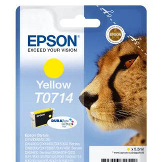 Epson Singlepack Yellow T0714 DURABrite Ultra Ink Epson Singlepack Yellow T0714 DURABrite Ultra Ink