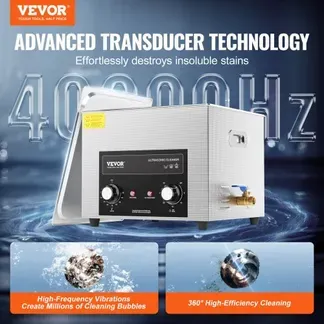 VEVOR 15 L Ultraschallreiniger mit Heiztimer & Korb professionelle digitale Schallkavitationsmaschine, 360 W Reinigungsmaschine für Laborwerkzeuge Metallteile Vergaser Messing Autoteile Motorteile VEVOR 15 L Ultraschallreiniger mit Heiztimer & Korb professionelle digitale Schallkavitationsmaschine, 360 W Reinigungsmaschine für Laborwerkzeuge Metallteile Vergaser Messing Autoteile Motorteile