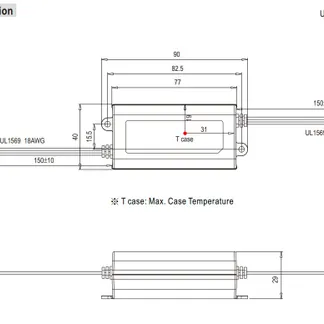 MEANWELL Netzteil – 24V 12W IP42 MEANWELL Netzteil – 24V 12W IP42