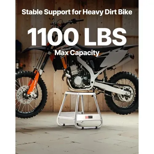 VEVOR Dirtbike Ständer Boxenständer, universeller rutschfester Offroad-Wartungslift, Motorrad Ständer für die Wartung von Motorrädern und Powersports 498 kg belastbare Ständerlift Hebeständer VEVOR Dirtbike Ständer Boxenständer, universeller rutschfester Offroad-Wartungslift, Motorrad Ständer für die Wartung von Motorrädern und Powersports 498 kg belastbare Ständerlift Hebeständer