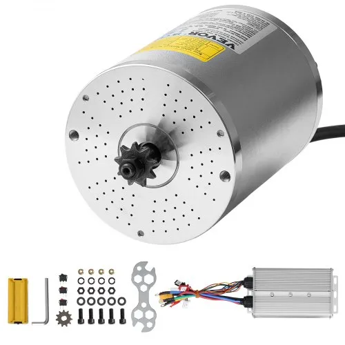 VEVOR 3000 W elektrischer bürstenloser Gleichstrommotor-Bausatz – 72 V 4900 U/min 5,5 Nm Elektromotor mit verbessertem Drehzahlregler, Geräuscharm, Ideal für Go Karts E-Bike Motorrad Roller VEVOR 3000 W elektrischer bürstenloser Gleichstrommotor-Bausatz – 72 V 4900 U/min 5,5 Nm Elektromotor mit verbessertem Drehzahlregler, Geräuscharm, Ideal für Go Karts E-Bike Motorrad Roller