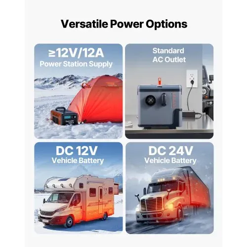 VEVOR Dieselheizung 5-8KW DC 12 V/24 V, tragbarer All in One Diesel-Lufterhitzer mit Bluetooth-Steuerung & Fernbedienung & LCD-Bildschirm, 5 L Kraftstofftank für Lkw Wohnmobile – Bild 5