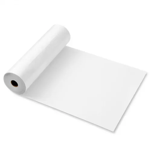 VEVOR Vinylfolie Wärmeübertragung Transferfolie (304,8 x 21336 mm), glänzend weiße HTV-Bügelvinylrolle, kompatibel mit Schneidemaschinen, für verschiedene Materialien T-Shirts Kissen Hüte – Bild 8