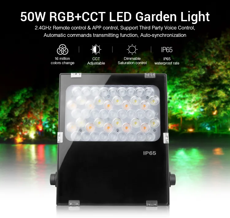 MiBoxer FUTC06 LED Flächenstrahler 50W RGB-WW (RGB-CCT) IP65 230V MiBoxer FUTC06 LED Flächenstrahler 50W RGB-WW (RGB-CCT) IP65 230V