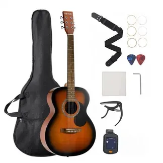 VEVOR Dreadnought Akustik Gitarre 40 in / 1016 mm Anfängerpaket Erwachsene Sunburst VEVOR Dreadnought Akustik Gitarre 40 in / 1016 mm Anfängerpaket Erwachsene Sunburst