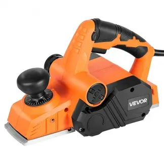 VEVOR Elektrohobel, 82 mm Schnittbreite, 900 W, 14500 U/min, Handhobel für Holz, mit einstellbarer Schnitttiefe, 2 Klingen, für Holzbearbeitung, Holzfasen, Heimwerkerarbeiten, Hobelmaschine VEVOR Elektrohobel, 82 mm Schnittbreite, 900 W, 14500 U/min, Handhobel für Holz, mit einstellbarer Schnitttiefe, 2 Klingen, für Holzbearbeitung, Holzfasen, Heimwerkerarbeiten, Hobelmaschine