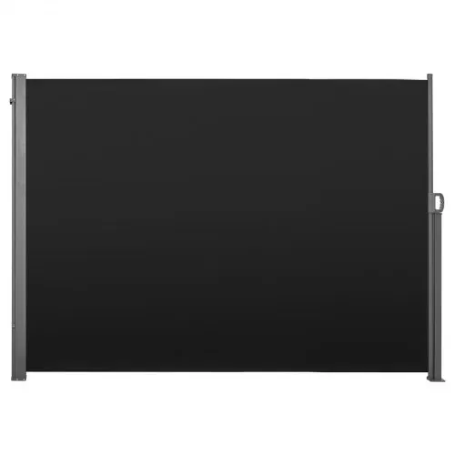 VEVOR Seitenmarkise Ausziehbar 180x300 cm, Seitenrollo aus 180 g/m² Polyestergewebe, Wandmarkise, Windschutz, Sonnenschutz, Sichtschutz, Raumteiler für Garten, Balkon, Pool, Terrasse, Schwarz – Bild 9
