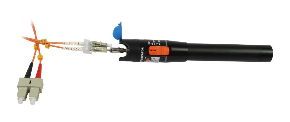 LWL Fiber Checker/Prüfer, Laserlicht, VFL für SM/MM für 1,25/2,5mm Ferrulen, bis ca. 10km, Tester, Synergy 21, – Bild 4