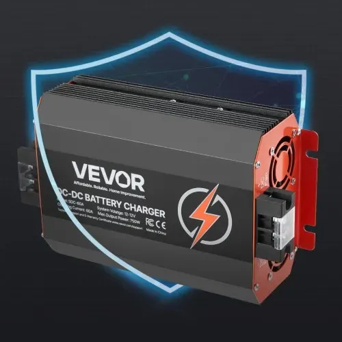 VEVOR 12 V 60 A DC/DC-Batterieladegerät, 750 W, für Blei-Säure-, Lithium-, AGM-, GEL- und Nassbatterien, intelligentes mehrstufiges Laden, für Wohnmobile, Nutzfahrzeuge, Boote, Yachten – Bild 7