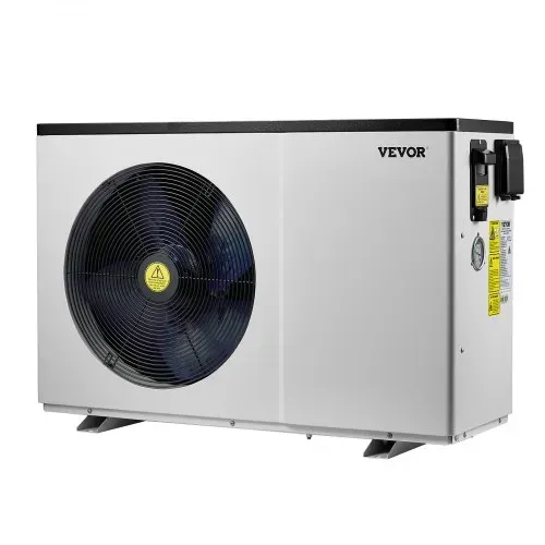 VEVOR Elektrische Pool-Wärmepumpe, 3,22–15,25kW Heizleistung, energiesparende Poolheizungen mit variabler Frequenz für 30–60m³ Aufstellpools, Heiz- und Kühlpool-Warmwasserbereiter AC 220–240V, 50Hz – Bild 10