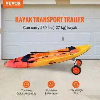 VEVOR Kajakwagen 252x670x605mm Kanuwagen bis 127kg belastbar Surfwagen Aluminiumlegierung 20cm Gummiräder 110-455mm Einstellbar Für Bootswagen Kajak Kanu Transportwagen Trolley Surfwagen Bootstrailer VEVOR Kajakwagen 252x670x605mm Kanuwagen bis 127kg belastbar Surfwagen Aluminiumlegierung 20cm Gummiräder 110-455mm Einstellbar Für Bootswagen Kajak Kanu Transportwagen Trolley Surfwagen Bootstrailer