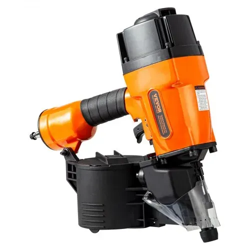 VEVOR Coil-Rahmennagler MCN90, 1-3/4" bis 3-1/2" 15-Grad-pneumatischer Rahmennagler mit werkzeugloser Tiefeneinstellung, 90-120PSI Luft-Coil-Nagler für Rahmen, Wandböden und Wandmontage – Bild 9