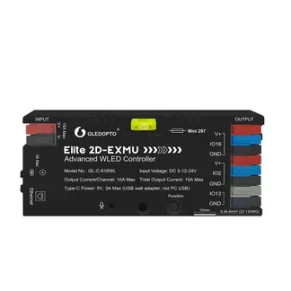 Synergy 21 LED Serie EOS 55 WLED Controller ESP32 Pixel Elite 2D-EXMU 5/12/24V mit RJ-45 Synergy 21 LED Serie EOS 55 WLED Controller ESP32 Pixel Elite 2D-EXMU 5/12/24V mit RJ-45
