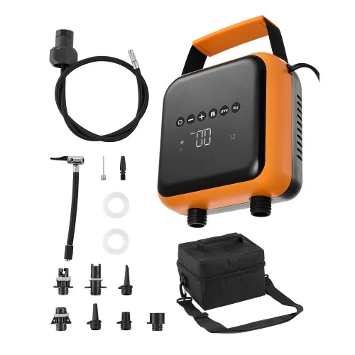 VEVOR Paddleboard Pumpe (40 PSI) zweistufige elektrische tragbare SUP-Luftpumpe mit automatischer Abschaltung & 12 V DC Anschluss, Aufblasen & Entleeren ideal für aufblasbare Paddleboards Matratzen VEVOR Paddleboard Pumpe (40 PSI) zweistufige elektrische tragbare SUP-Luftpumpe mit automatischer Abschaltung & 12 V DC Anschluss, Aufblasen & Entleeren ideal für aufblasbare Paddleboards Matratzen