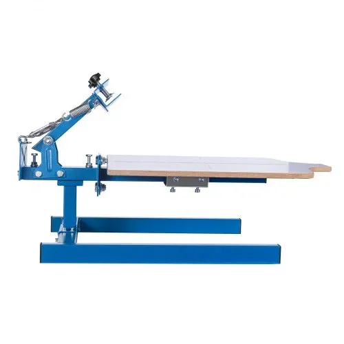 VEVOR Siebdruckmaschine 1-Farbe 1-Stationen-Siebdruckpresse 540x450 mm, Einstellbare Spannung Pulverbeschichteter Kohlenstoffstahl für T-Shirt-Bedruckung Heim-& Gewerbegebrauch – Bild 8