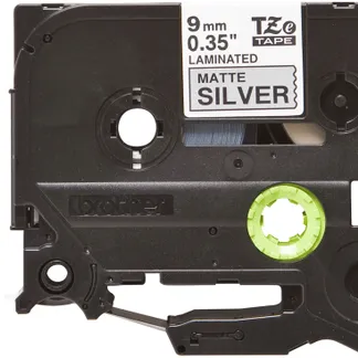 Brother TZE-M921 Etiketten erstellendes Band Schwarz auf Metallic Brother TZE-M921 Etiketten erstellendes Band Schwarz auf Metallic