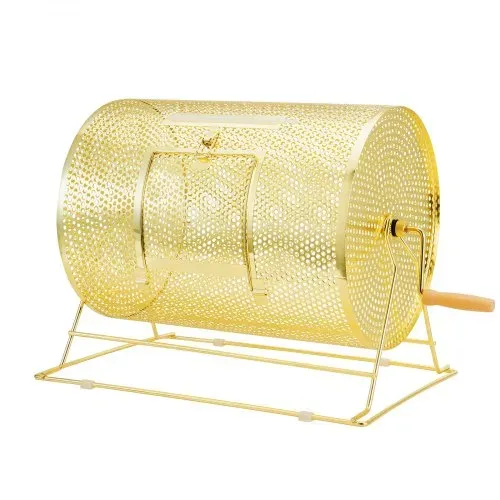VEVOR Lostrommel Glückskind 5000 Lose oder 300 Tombola-Kugeln Fassungsvermögen, Professioneller Los-Drehkäfig aus Metall, Lotterie-Drehscheibe, Losbox für Lotteriespiele Golden – Bild 8