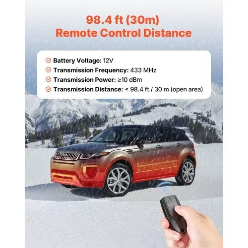 VEVOR Diesel Luftheizungsregler, DC 5 V Universal-Thermostatschalter für Dieselheizung, Standheizungsregler mit LCD Display & Fernbedienung, Dieselheizungsschalter für 2 kW/5 kW/8 kW Standheizungen – Bild 4