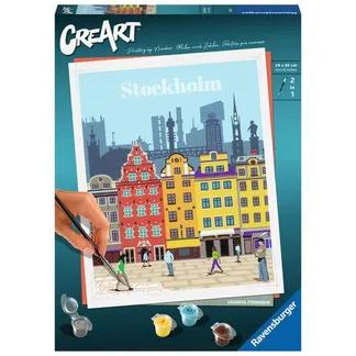 CreArt – Colorful Stockholm, Malen CreArt – Colorful Stockholm, Malen