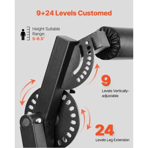 VEVOR sitzende Beinstrecker und Curl-Maschine Trainingsgerät Beinpresse Beintrainer (317 kg belatbar), verstellbare Bein-Trainingsbank, Bein-Drehstrecker Krafttrainingsgerät für Heim-Fitnessstudio – Bild 3
