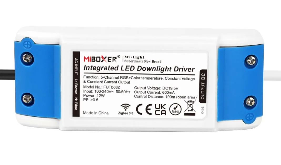 MiBoxer FUT066ZR LED Panel Rund 12W RGB-WW (RGB-CCT) mit ZigBee 3.0 – Bild 4