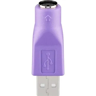USB 2.0 Adapter, USB-A Stecker > PS/2 Buchse USB 2.0 Adapter, USB-A Stecker > PS/2 Buchse