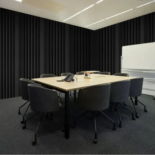 VEVOR Akustikschaumstoff Akustikpaneele 4er-Set, 42x16x30cm, selbstklebende schalldichte Wandplatten, Akustikplatte, Akustikschaumstoff-Matten für Studiowände & -decken, schwarz – Bild 7