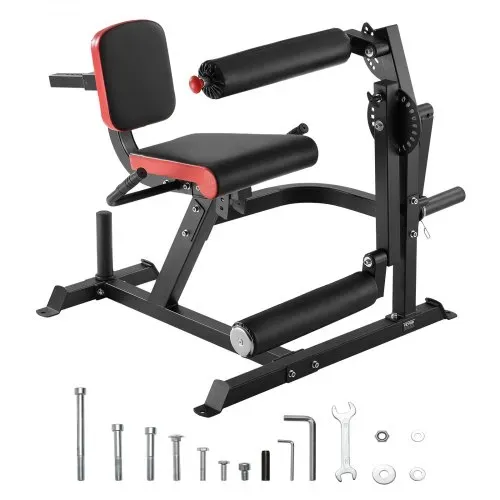 VEVOR sitzende Beinstrecker und Curl-Maschine Trainingsgerät Beinpresse Beintrainer (317 kg belatbar), verstellbare Bein-Trainingsbank, Bein-Drehstrecker Krafttrainingsgerät für Heim-Fitnessstudio – Bild 8