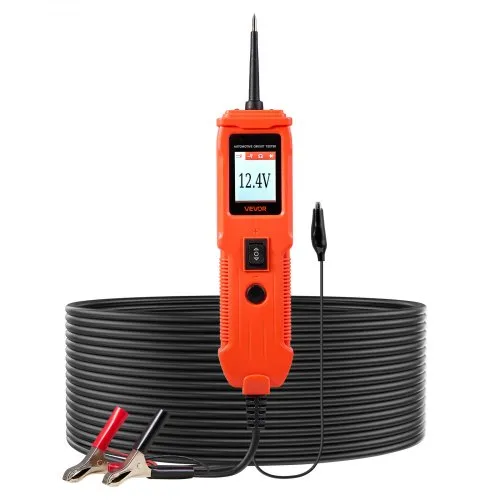 VEVOR Kfz Stromkreistester Elektroprüfer 8-35 DCV mit Stromkreissonde & TFT-Farbdisplay & Beleuchtung, Spannungsprüfer mit 4 m Kabel & ABS-Gehäuse, elektrischer Detektorfinder Stromkreisprüfer VEVOR Kfz Stromkreistester Elektroprüfer 8-35 DCV mit Stromkreissonde & TFT-Farbdisplay & Beleuchtung, Spannungsprüfer mit 4 m Kabel & ABS-Gehäuse, elektrischer Detektorfinder Stromkreisprüfer