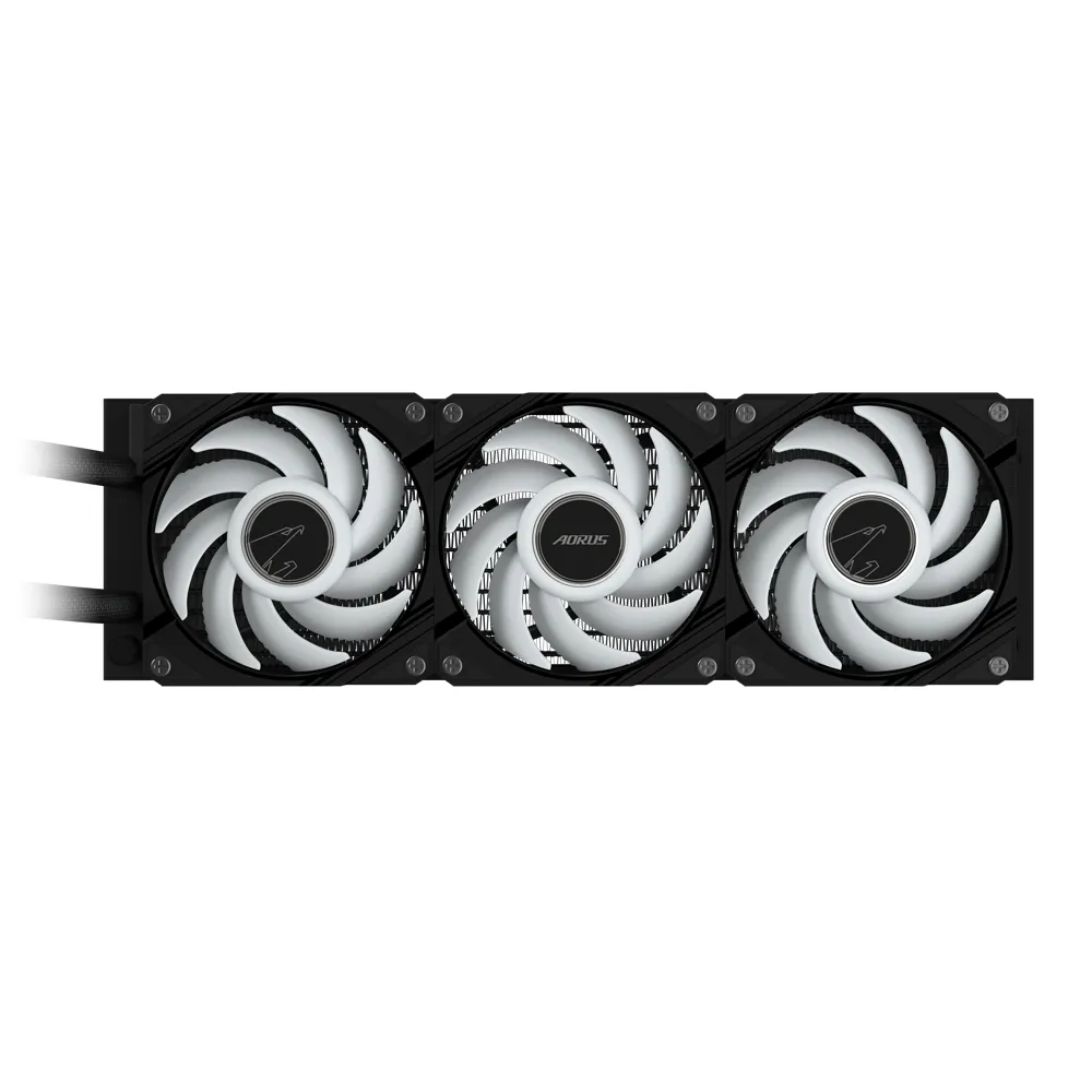 GIGABYTE AORUS WATERFORCE II 360 AIO Flüssigkeits-CPU-Kühler - 3x120mm ARGB-Lüfter, Schiebe-in-Verriegelungsmechanismus, DAISY-CHAIN, kompatibel mit Intel LGA 1851 und AMD AM5 – Bild 5