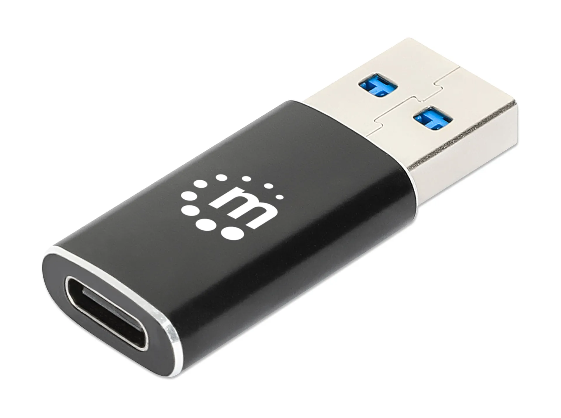 Manhattan 153980 Kabeladapter USB A USB C Schwarz Manhattan 153980 Kabeladapter USB A USB C Schwarz